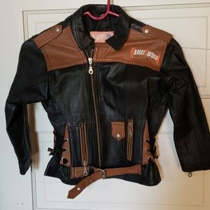 Leather Harley Davidson Jacket